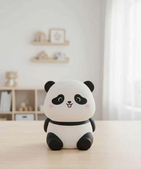 Cute Panda LED Night Light – Battery Operated Mini Panda Lamp
